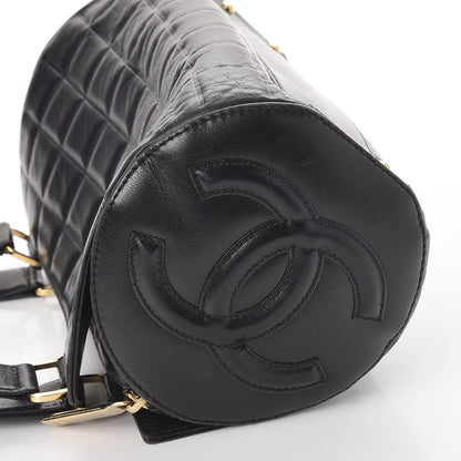 Chanel Lambskin Quilted CC Chocolate Bar Shoulder Bag Black 10 of 10