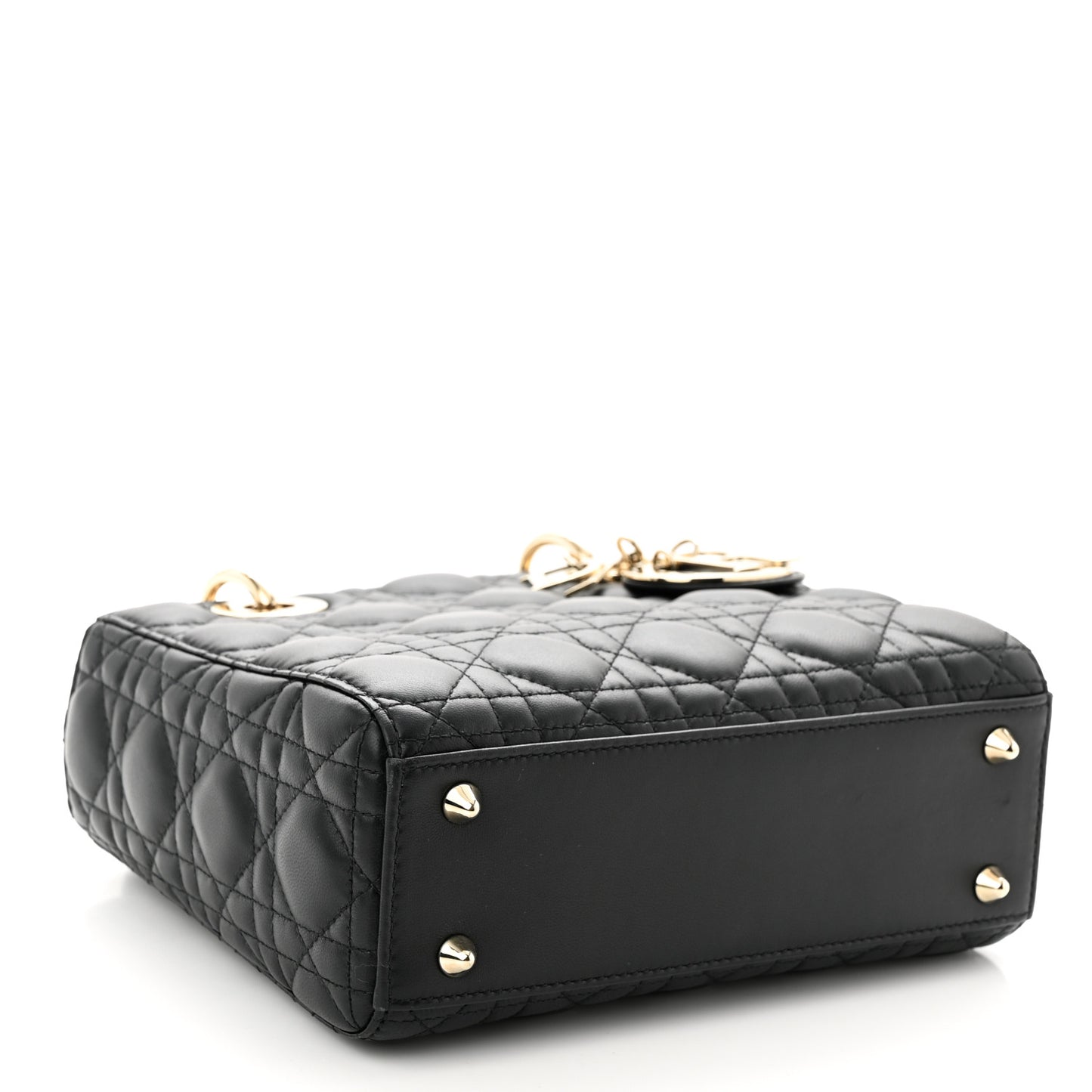 Lambskin Cannage Small My ABCDior Lady Dior Black
