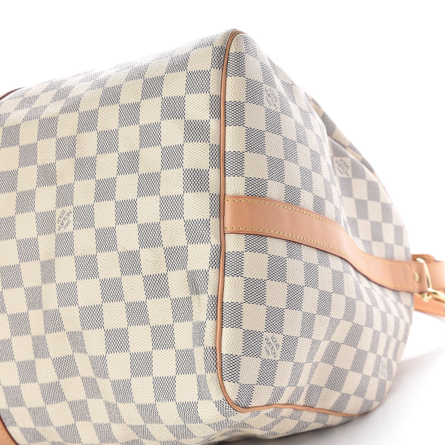 Louis Vuitton Damier Azur Keepall Bandouliere 55 11 of 13