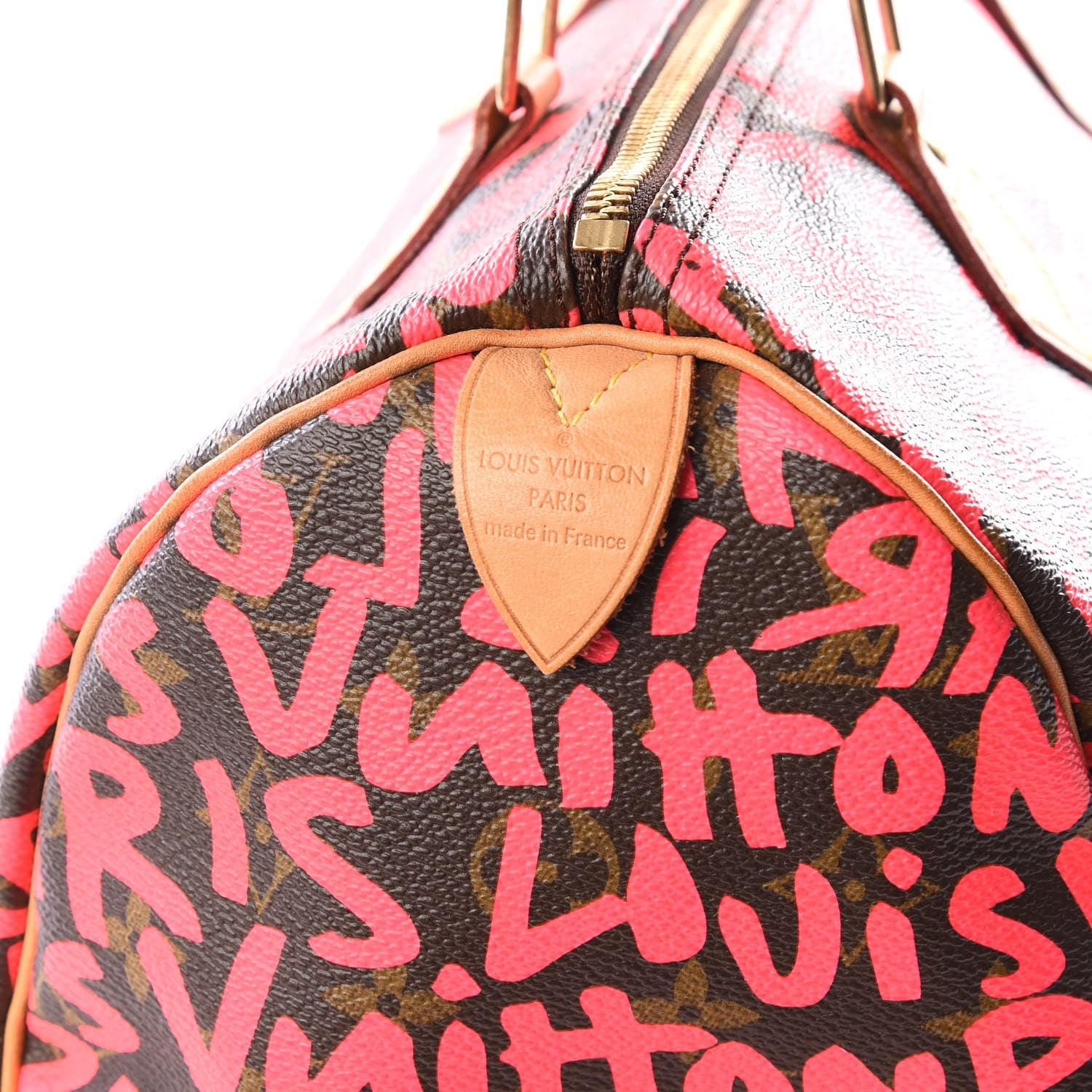 Louis Vuitton Monogram Graffiti Speedy 30 Fuchsia 9 of 11