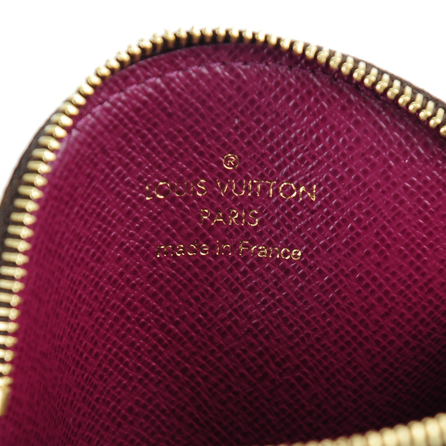 Monogram Totem Round Coin Purse Magenta