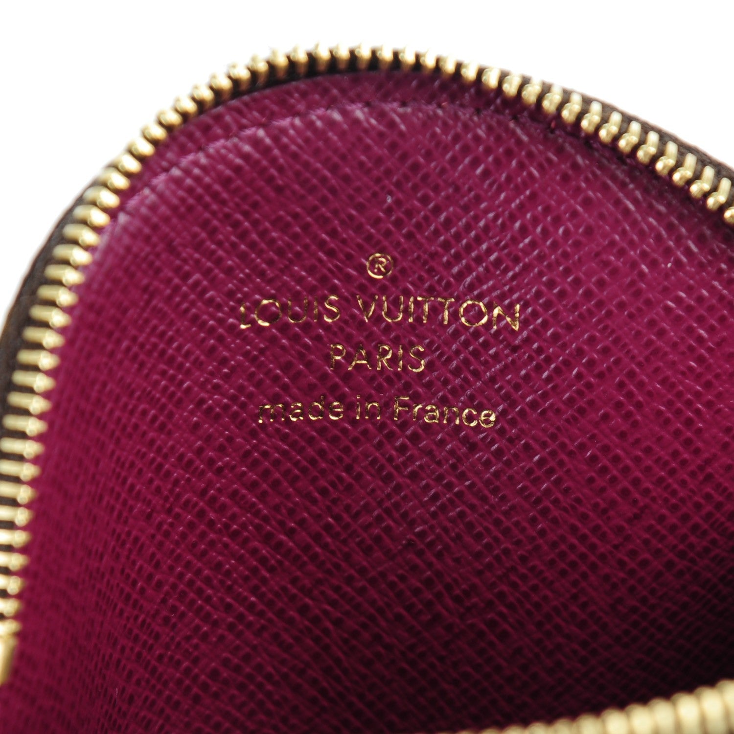 Louis Vuitton Monogram Totem Round Coin Purse Magenta 6 of 7