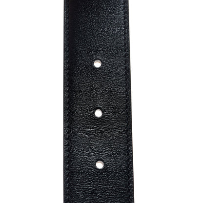 Hermes Box Togo 32mm H Belt 95 Black Gold 5 of 5