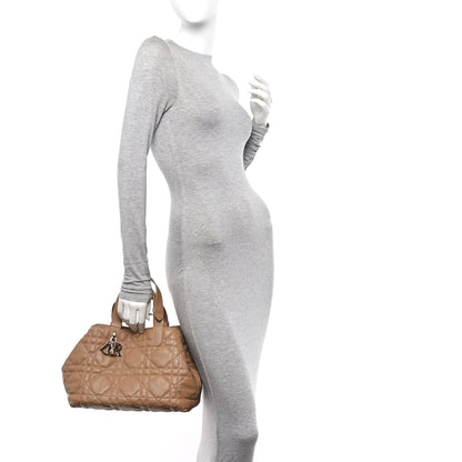 Christian Dior Calfskin Macrocannage Medium Toujours Tan 2 of 10