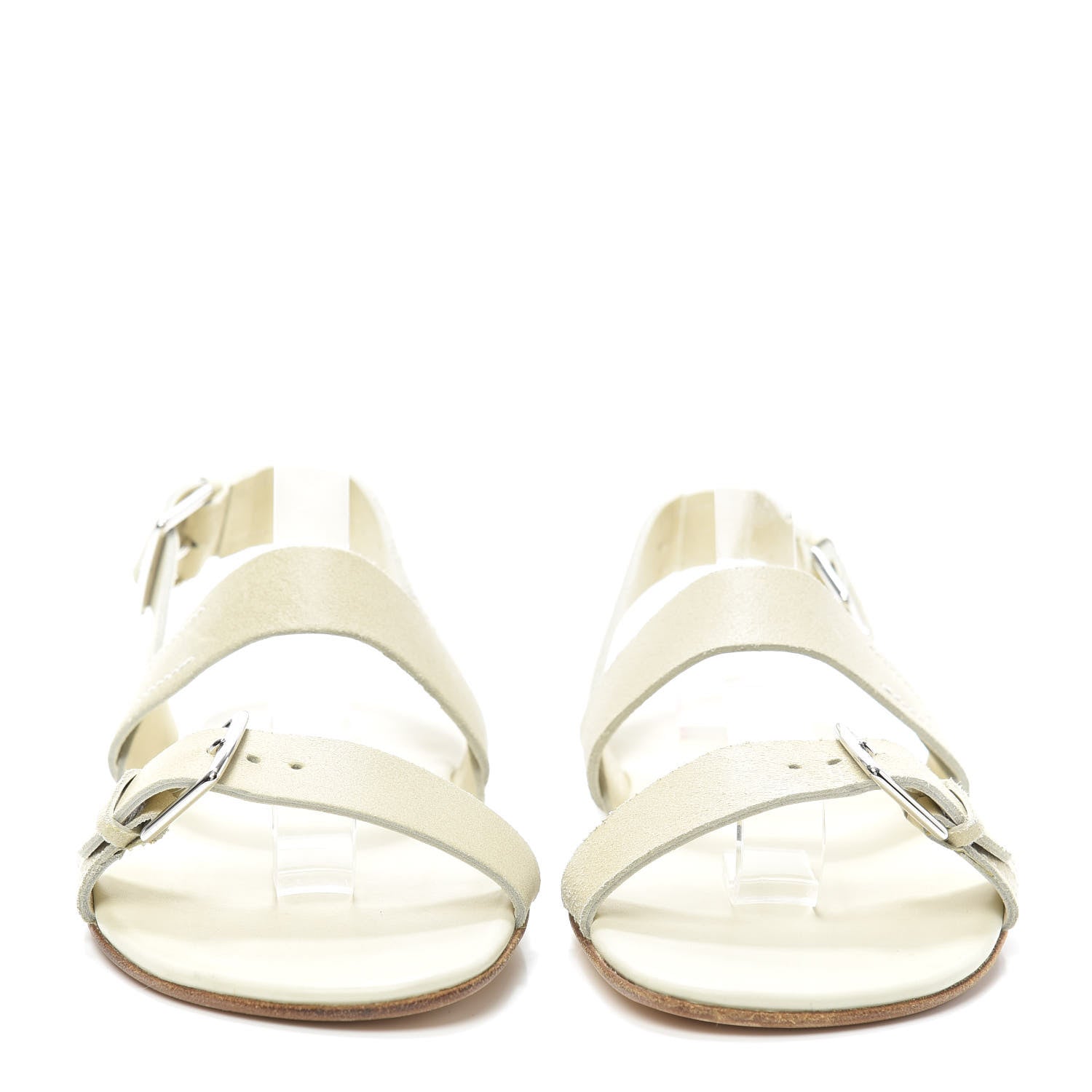 Hermes Suede Mens Sandals 43 White 2 of 6