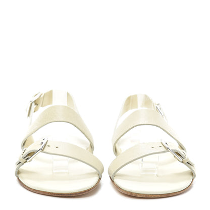 Hermes Suede Mens Sandals 43 White 2 of 6