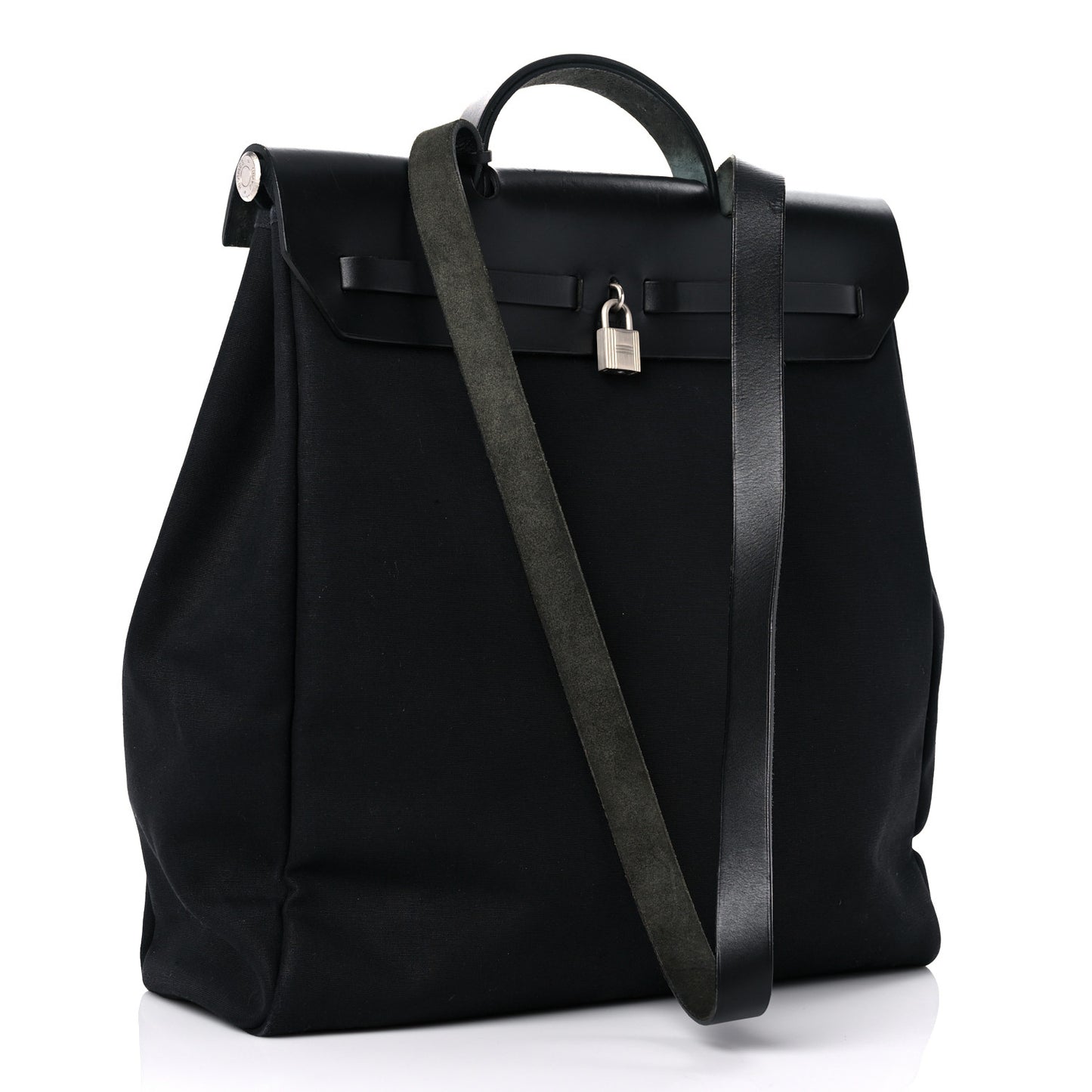 Toile Vache Calfskin Herbag 39 MM Black