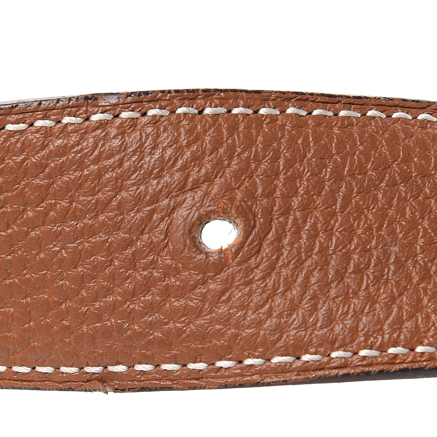 Hermes Box Togo 32mm H Belt 100 Black Gold 7 of 9