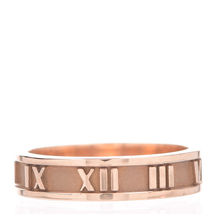 Tiffany 18K Rose Gold Atlas Ring 50 5.5 3 of 5