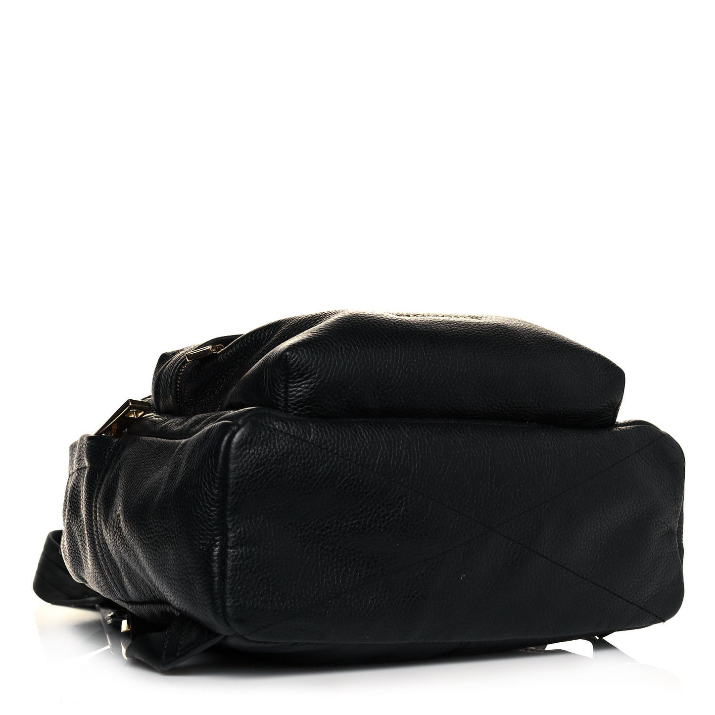 Pebbled Calfskin Varsity Backpack Black