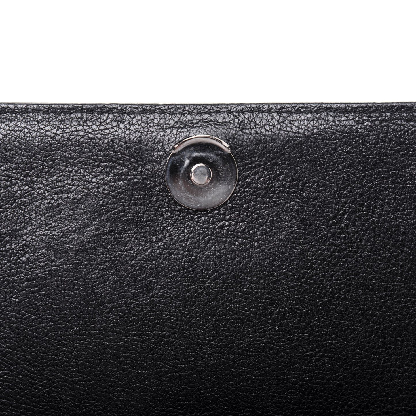 Grained Calfskin Saffiano Robot Shoulder Bag Black Red