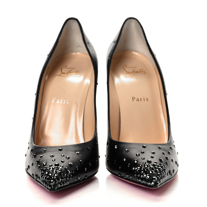 Christian Louboutin Calfskin Burma Strass Degrade So Kate Pumps 40.5 Black 3 of 16