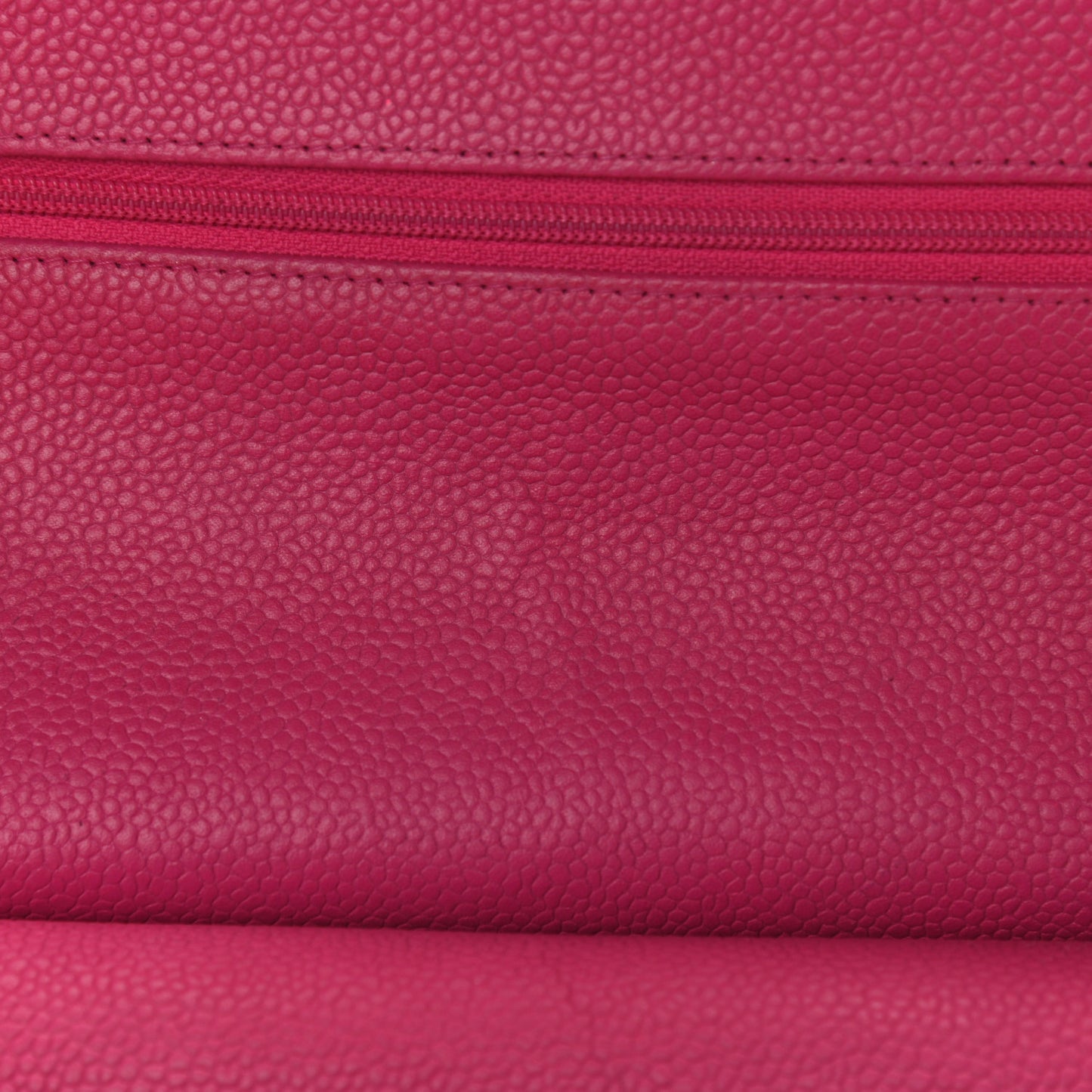 Caviar Quilted Medium Double Flap Dark Pink