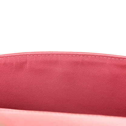 Chanel Lambskin Quilted Tri-Color Medium Valentine Charms Single Flap Pink 11 of 12