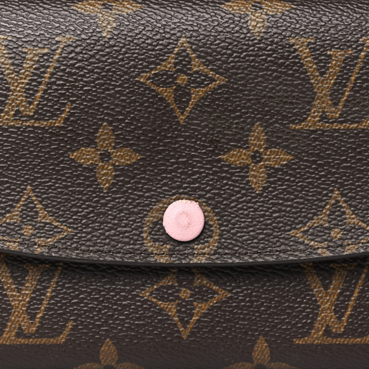 Monogram Emilie Wallet Rose Ballerine