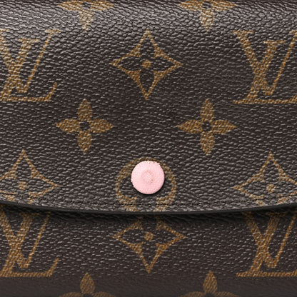 Louis Vuitton Monogram Emilie Wallet Rose Ballerine 7 of 8