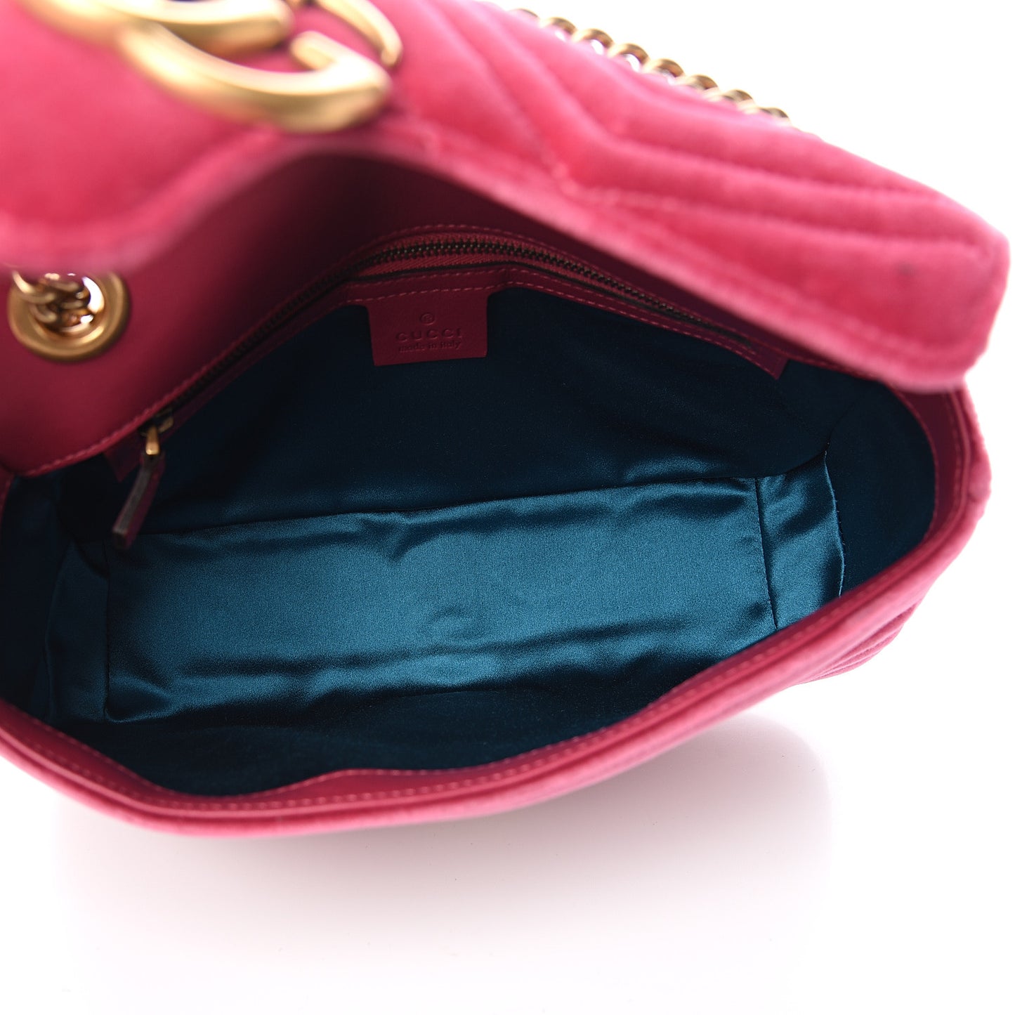 Velvet Matelasse Small GG Marmont Shoulder Bag Light Raspberry Rose