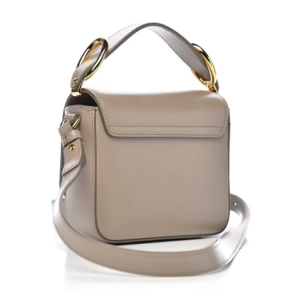 Chloe Shiny Calfskin Suede Mini C Double Carry Motty Grey 3 of 9