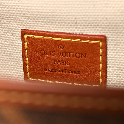 Louis Vuitton Monogram Rayures Tisse Clutch Red 6 of 10