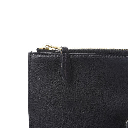 Balenciaga Agneau Giant 12 Gold Hardware Money Wallet Black 11 of 15