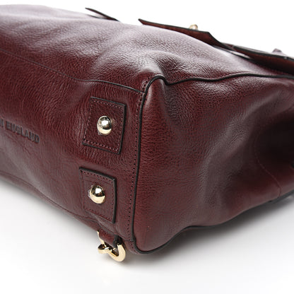 Mulberry Natural Leather Cara Delevigne Convertible Satchel Oxblood 8 of 10