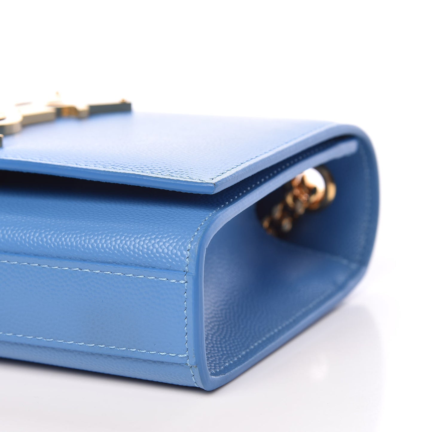 Grain De Poudre Small Classic Monogram Kate Satchel Blue Clair