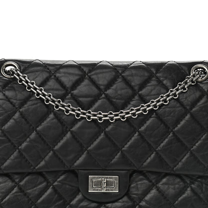 Chanel Aged Calfskin Quilted 2.55 Reissue 226 Flap Black 8 of 10
