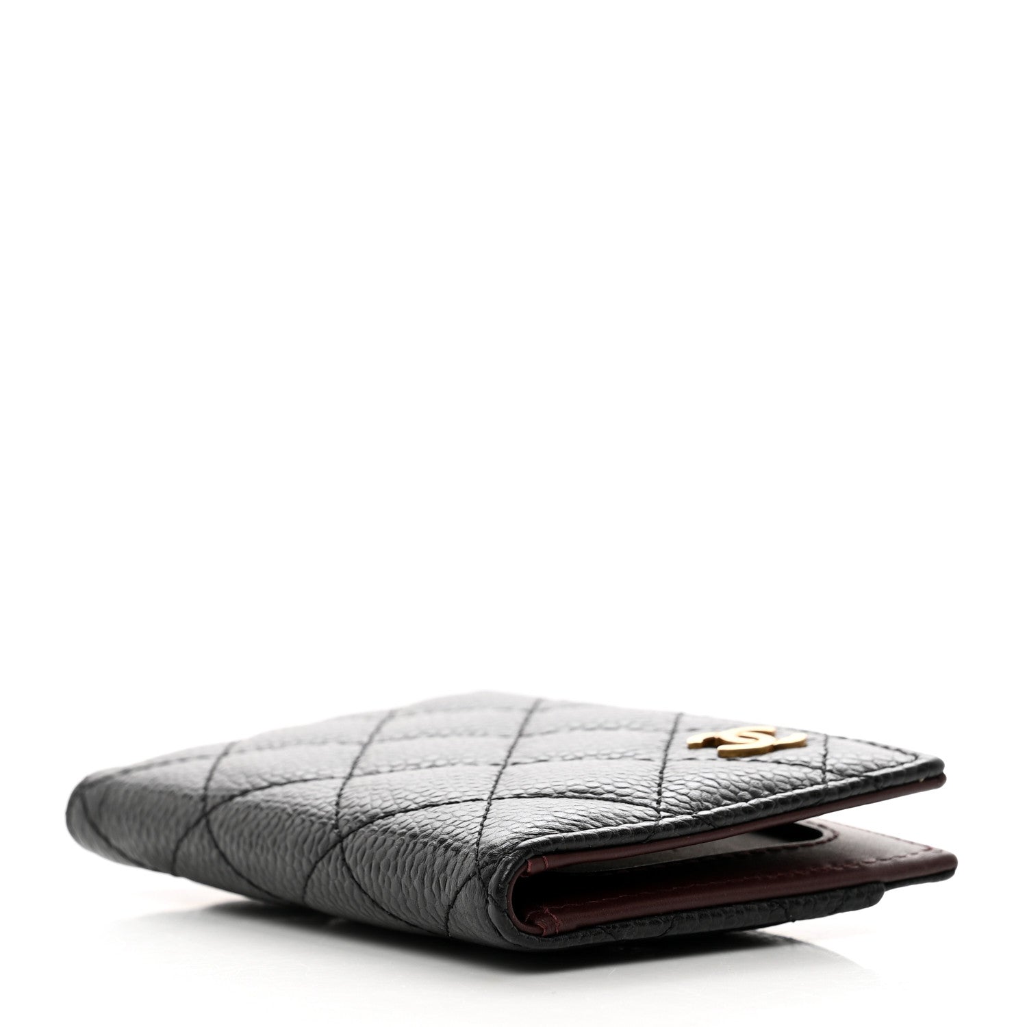 Chanel Caviar Quilted Card Holder Wallet Black 4 of 8