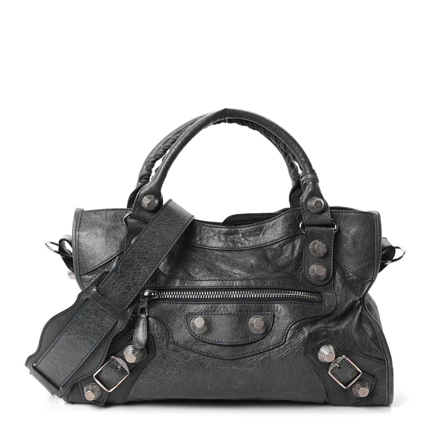 Balenciaga Agneau Giant 21 Silver Hardware City Anthracite 1 of 12
