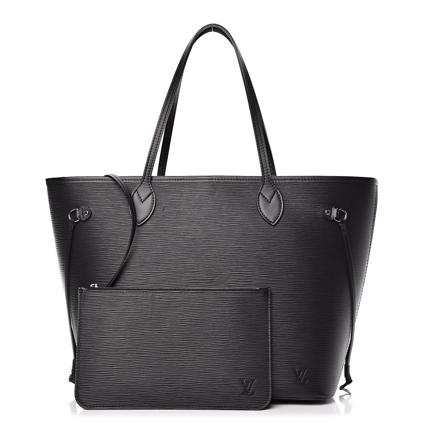 Louis Vuitton Epi Neverfull MM Black 1 of 17