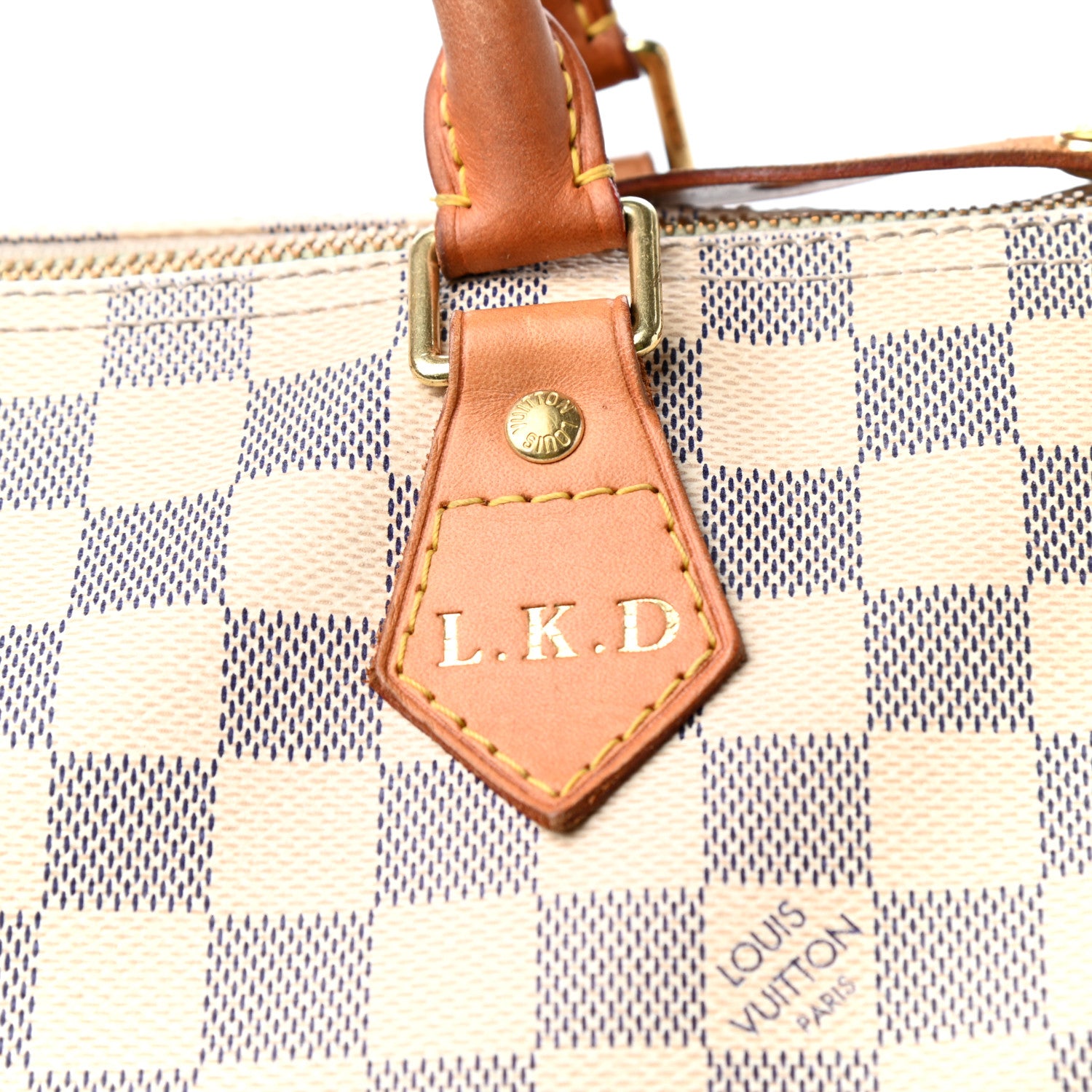 Louis Vuitton Damier Azur Speedy 30 6 of 10
