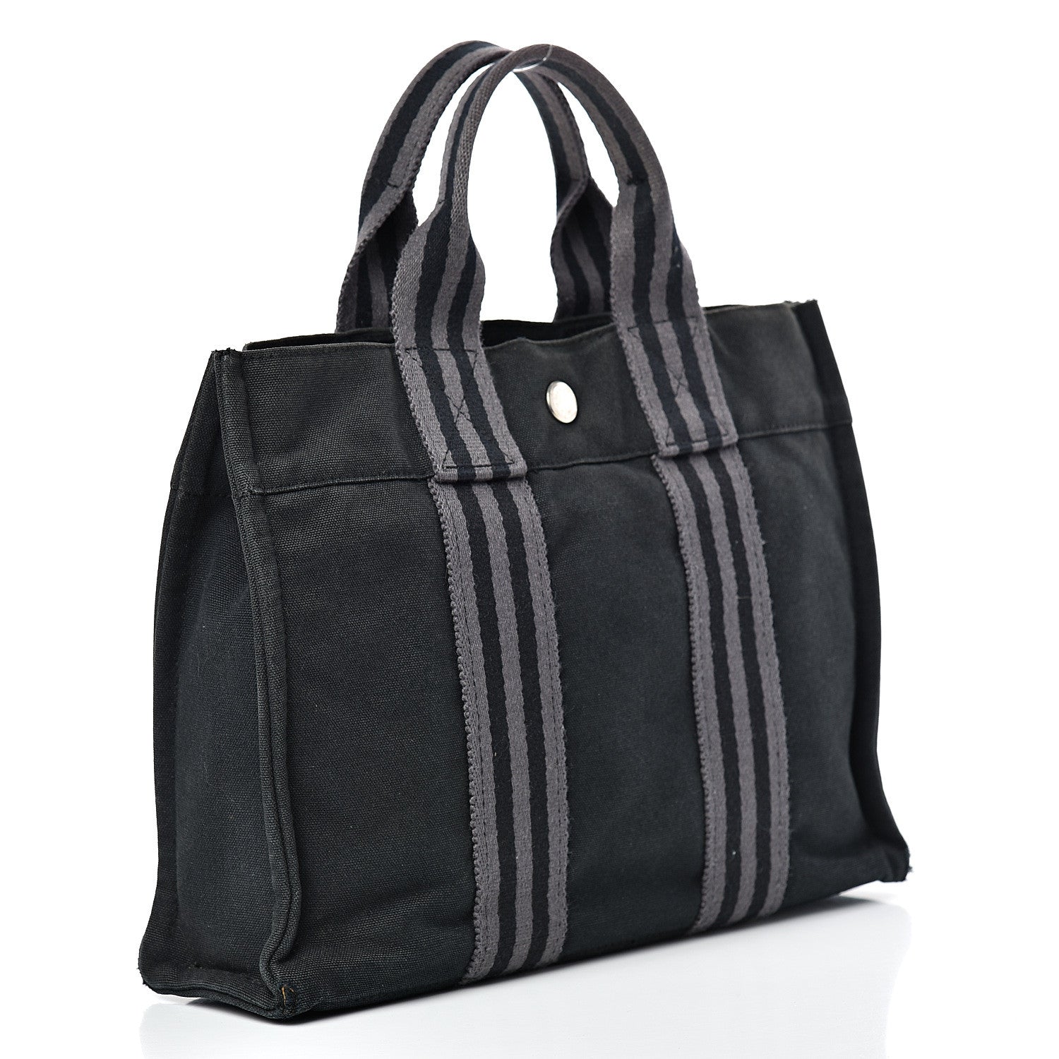 Hermes Canvas Herline PM Tote Black 2 of 16