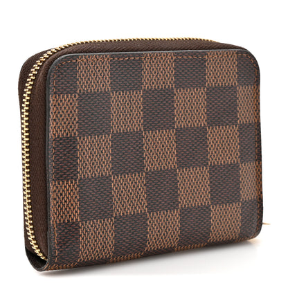 Louis Vuitton Damier Ebene Zippy Coin Purse 3 of 8