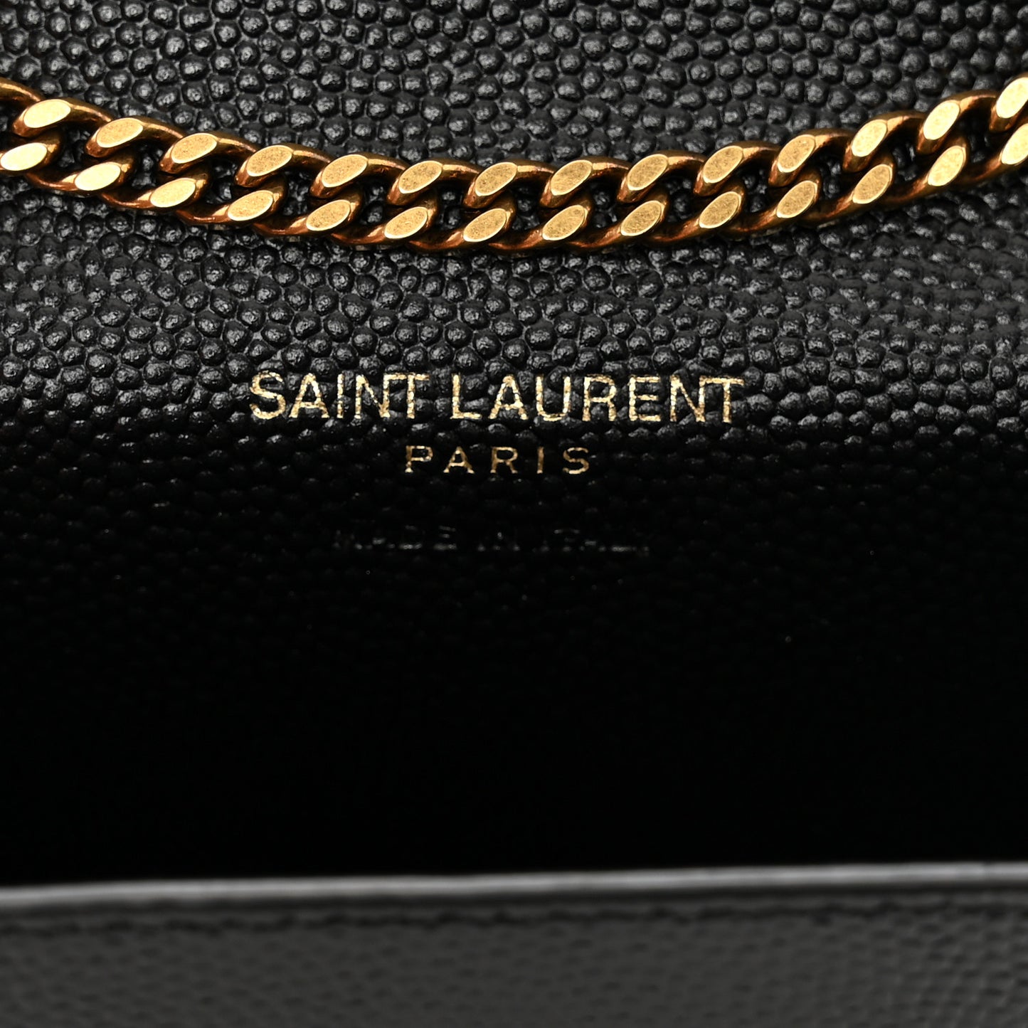 Grain De Poudre Micro Classic Monogram Kate Tassel Airpods Bag Black