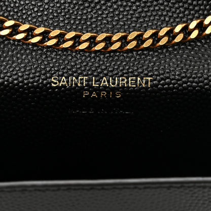 Saint Laurent Grain De Poudre Micro Classic Monogram Kate Tassel Airpods Bag Black 6 of 6