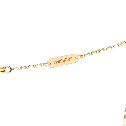 Van Cleef & Arpels 18K Yellow Gold Black Onyx Vintage Alhambra Pendant Necklace 5 of 6