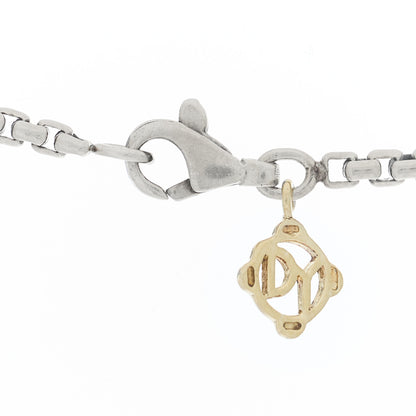 David Yurman Sterling Silver 14K Yellow Gold 2.7mm Small Box Chain Necklace 16" 3 of 4