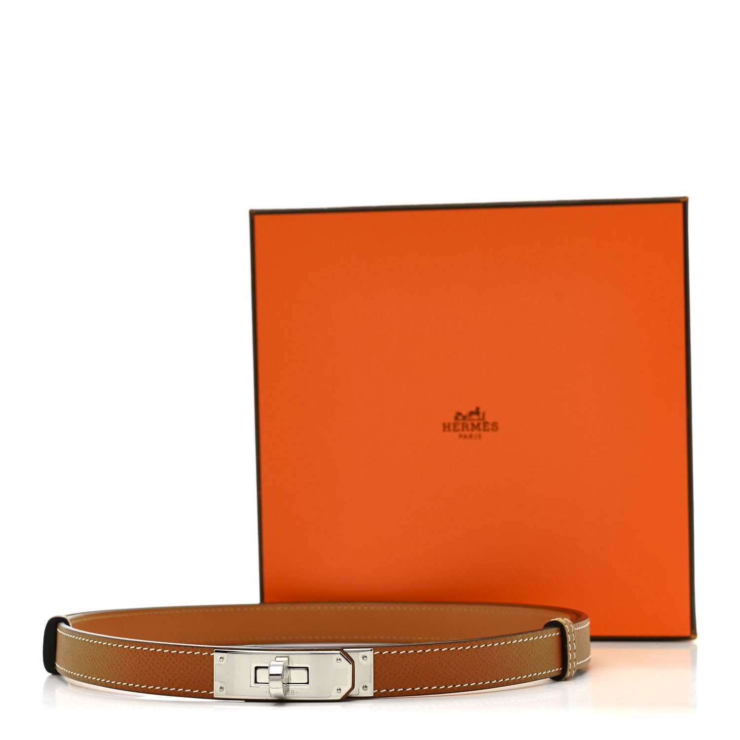 Hermes Epsom Kelly Belt Gold 4 of 4