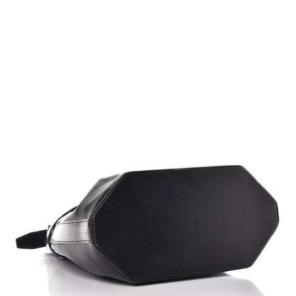 Louis Vuitton Epi Sac D'Epaule GM Black 5 of 12
