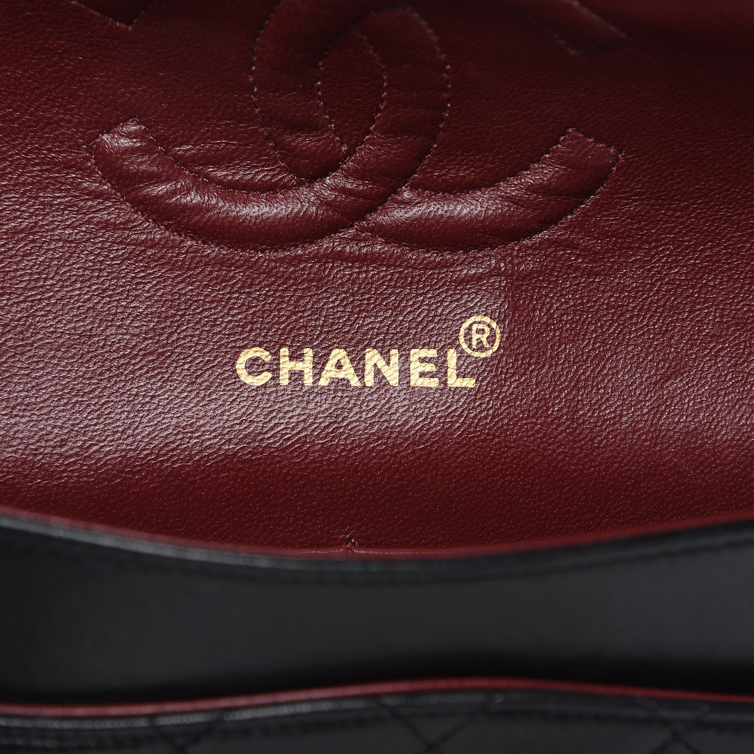 Chanel Lambskin Quilted Medium Double Flap Black 6 of 14