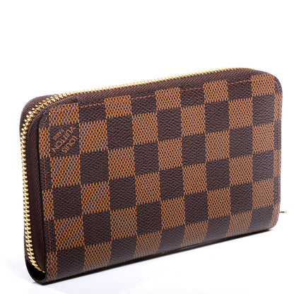 Louis Vuitton Damier Ebene Zippy Compact Wallet 3 of 8