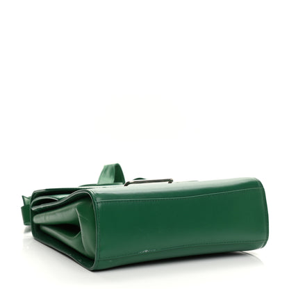 Bottega Veneta Box Calfskin Nappa Clip Bag Racing Green 4 of 16