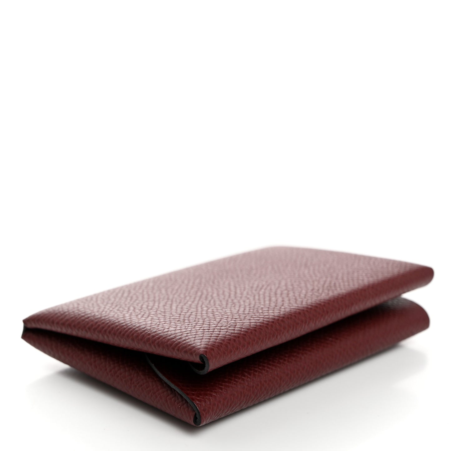 Epsom Calvi Duo Card Case Rouge H