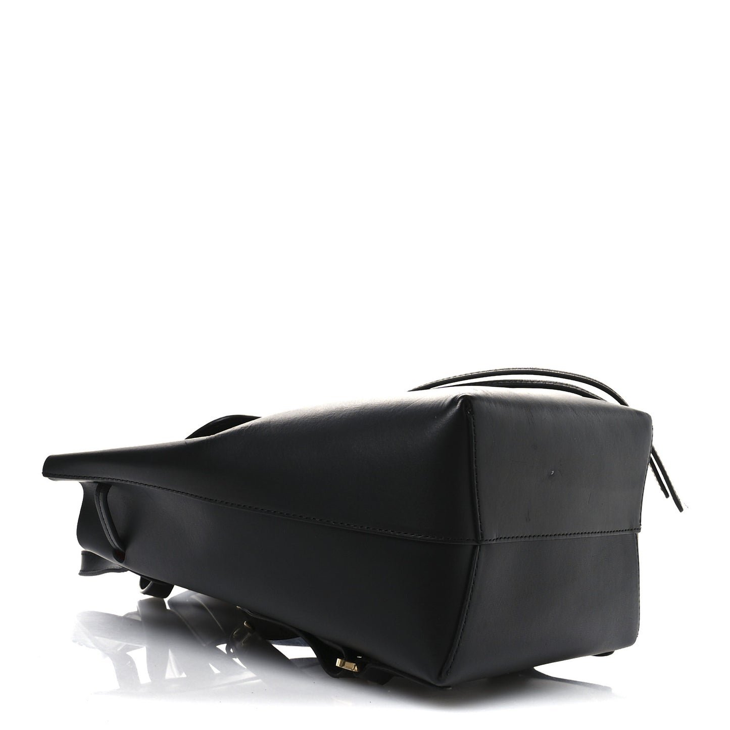 Vegetable Tanned Calfskin Mini Backpack Black Flamma