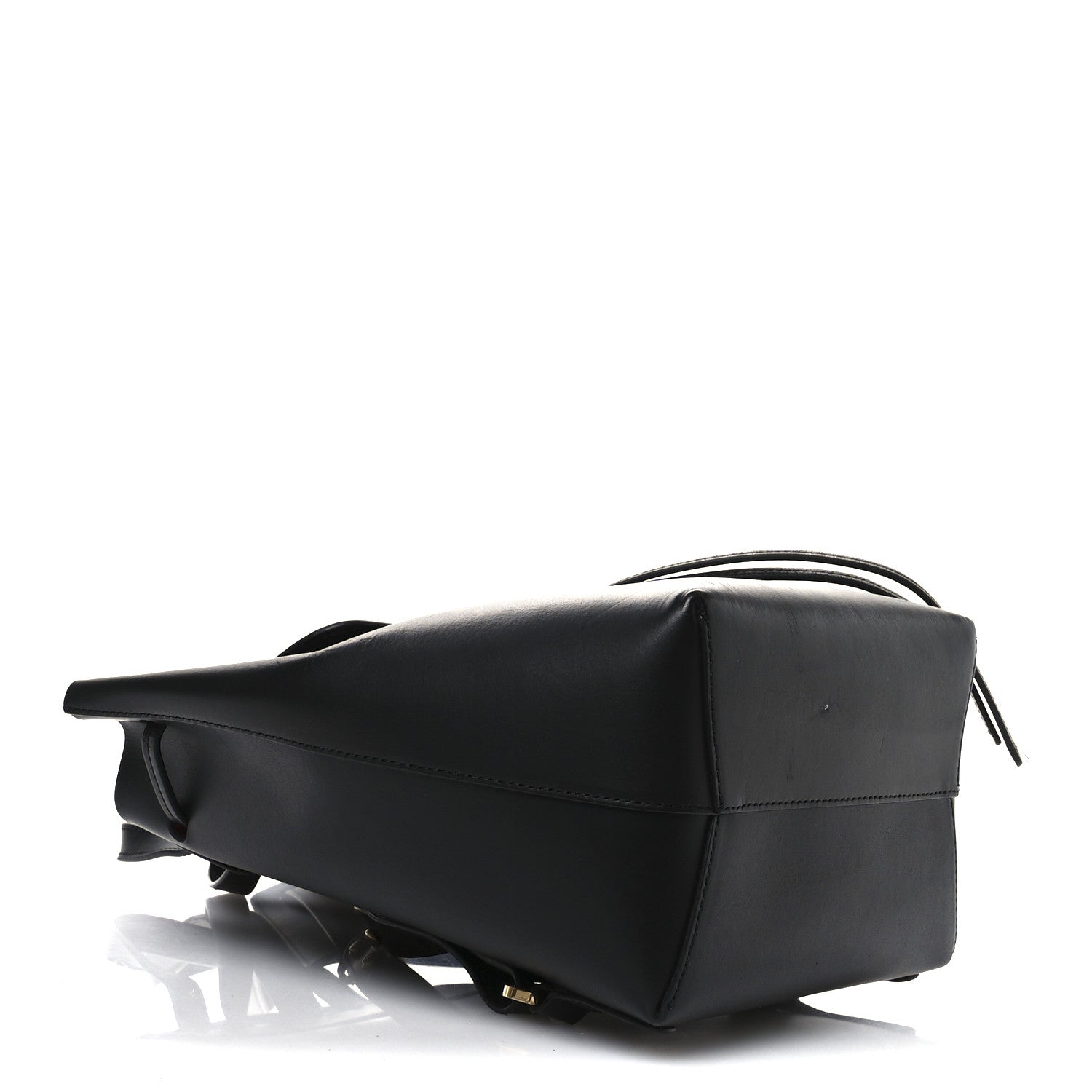 Mansur Gavriel Vegetable Tanned Calfskin Mini Backpack Black Flamma 4 of 13