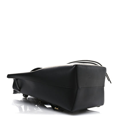 Mansur Gavriel Vegetable Tanned Calfskin Mini Backpack Black Flamma 4 of 13