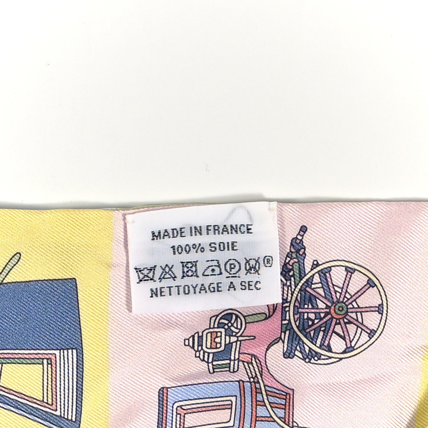 Silk Les Voitures Exquises Twilly Rose Pale Jaune Pale