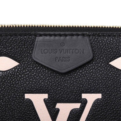Louis Vuitton Empreinte Monogram Giant Multi Pochette Accessories Large Pochette Black Beige 9 of 10