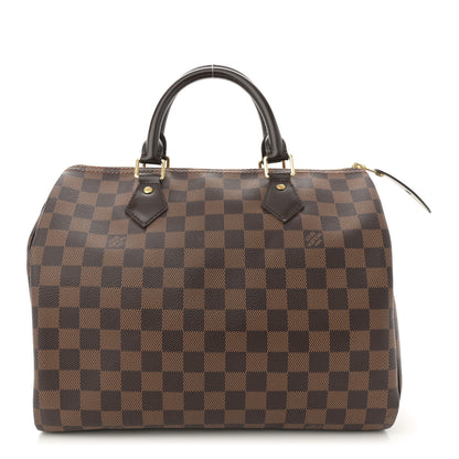 Louis Vuitton Damier Ebene Speedy 30 1 of 9