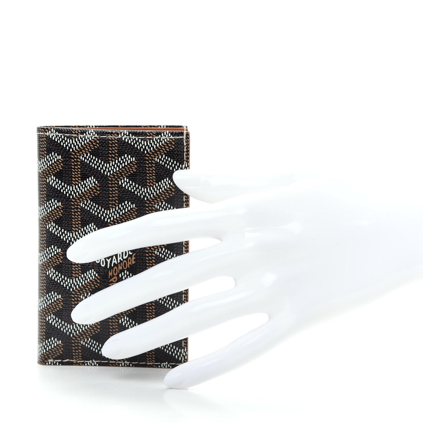 Goyardine Saint Pierre Card Holder Black Gold